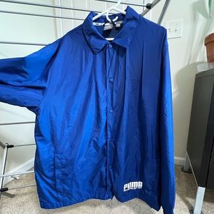 Puma Blue Button Jacket